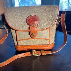 Dooney and Bourke Taupe Dover Crossbody vintage
